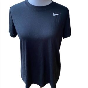 Nike Tee  Dri-Fit Sportswear Black and White Women’s Top Size Large